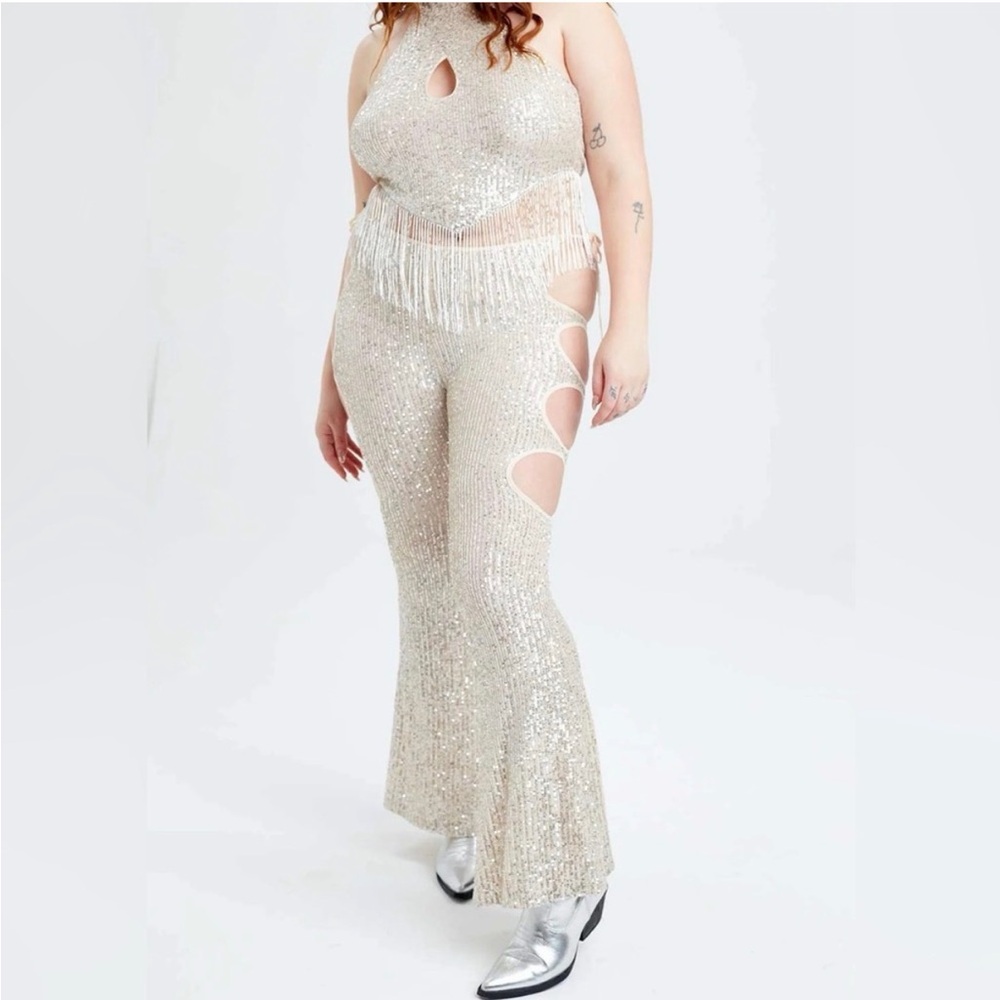Easy Tiger Showgirl Sequin Two-Piece Set–NWT–Sold Out – Size M